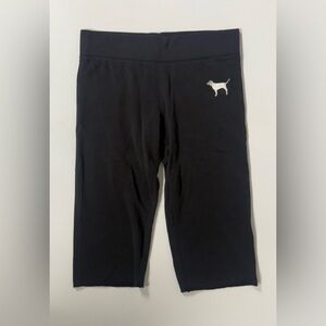 Victoria's Secret PINK Vtg Y2K Style Cropped Capri Yoga Pants Cotton Women Small